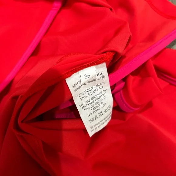 Marcia Tchikiboum side split red midi dress - Picture 3 of 8